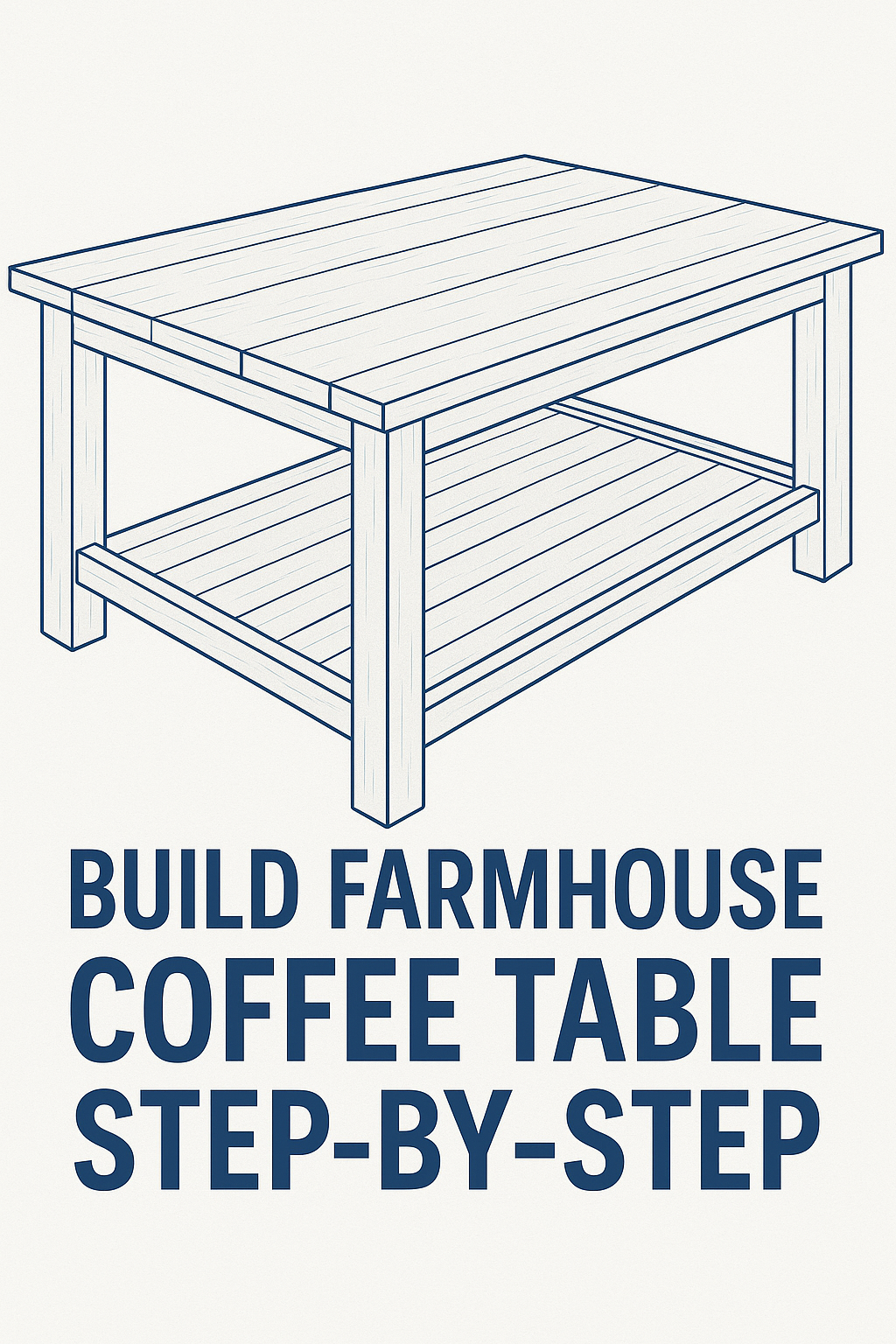 How to Build a Farmhouse Coffee Table for Beginners – Complete DIY Guide