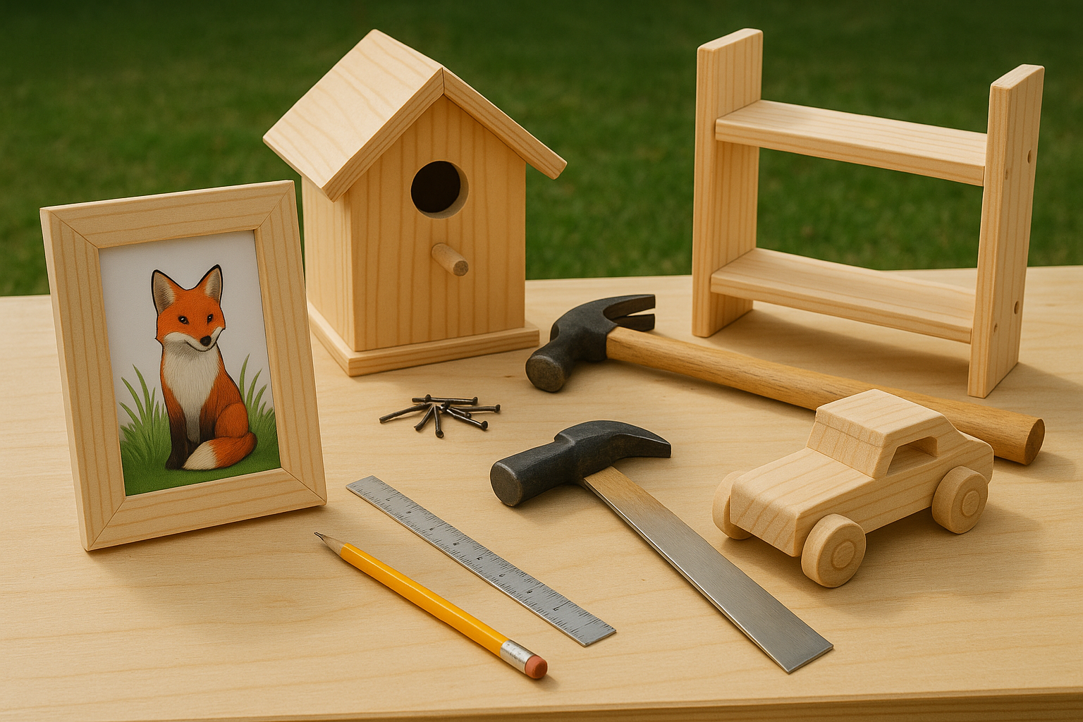 Kids Woodworking Projects to Do at Home Step by Step
