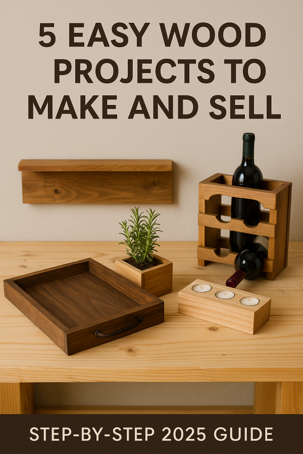 What Are Easy Wood Projects to Make and Sell? (Beginner’s 2025 Guide)